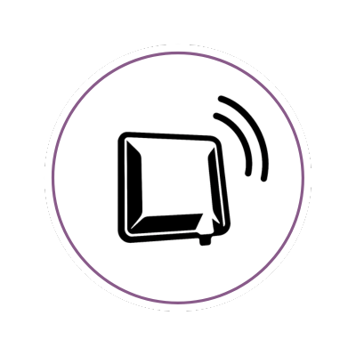 RFIDアンテナ - RFID antenna technology illustration
