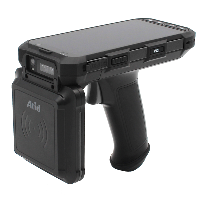 ハンディターミナル型RFIDリーダー AT909 外観・正面図
