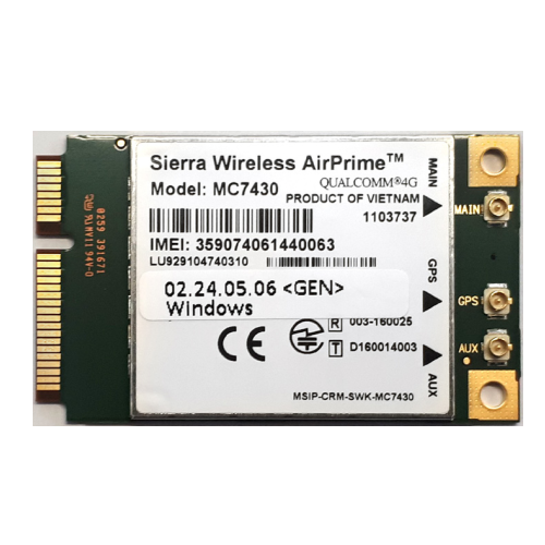 LTE通信モジュール DOCOMO, au用（オプション）