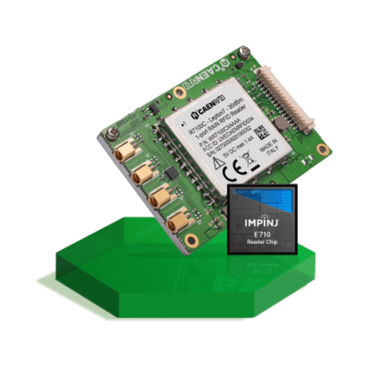 CAEN Lepton7 E710 4ポート銅仕様RFIDモジュール・産業グレード・24時間稼働対応