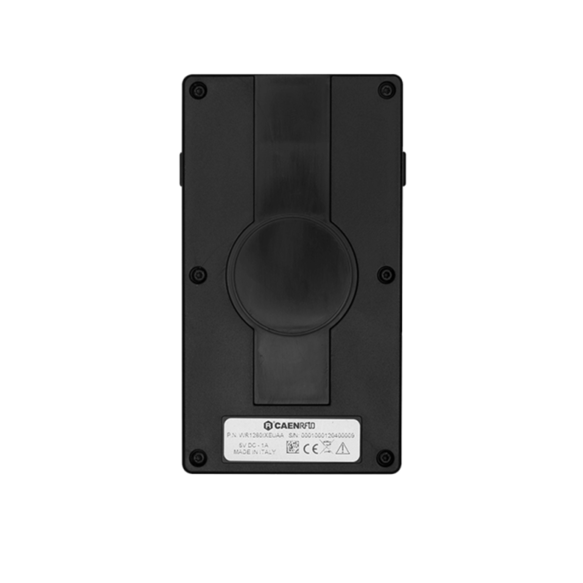 CAEN skID R1280I 側面詳細 電源ボタン LEDインジケーター コンパクト設計112x62mm