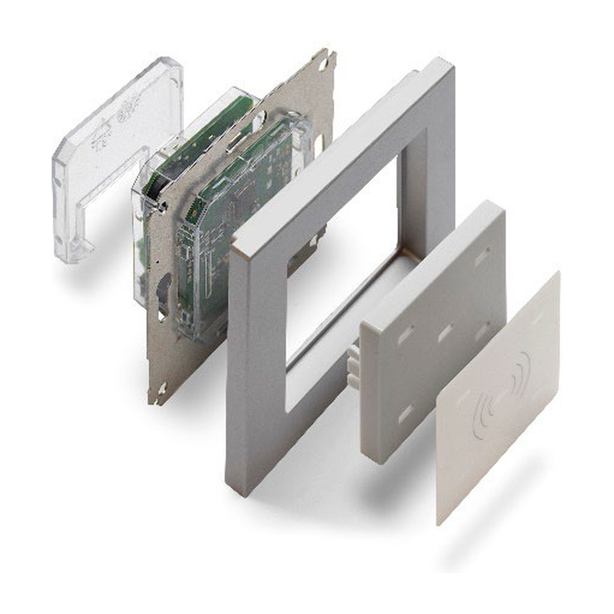 ELATEC 壁埋込型マルチ周波数RFIDリーダー TWN4 Palon Compact Wall Light 構成部品