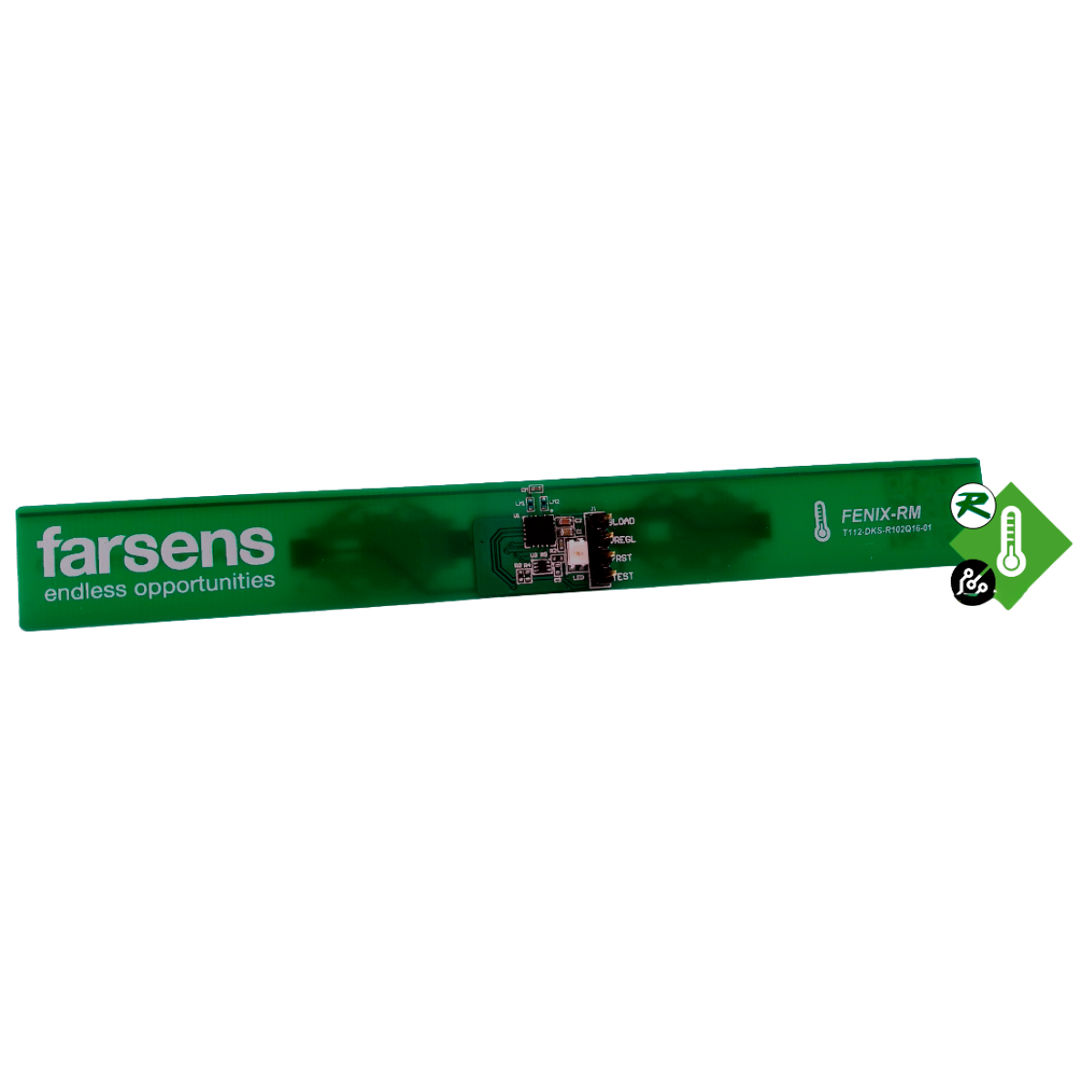 EVAL01-Fenix-RM UHFバッテリーフリー温度センサータグ（-40～85℃、EPC C1G2/ISO 18000-6C）