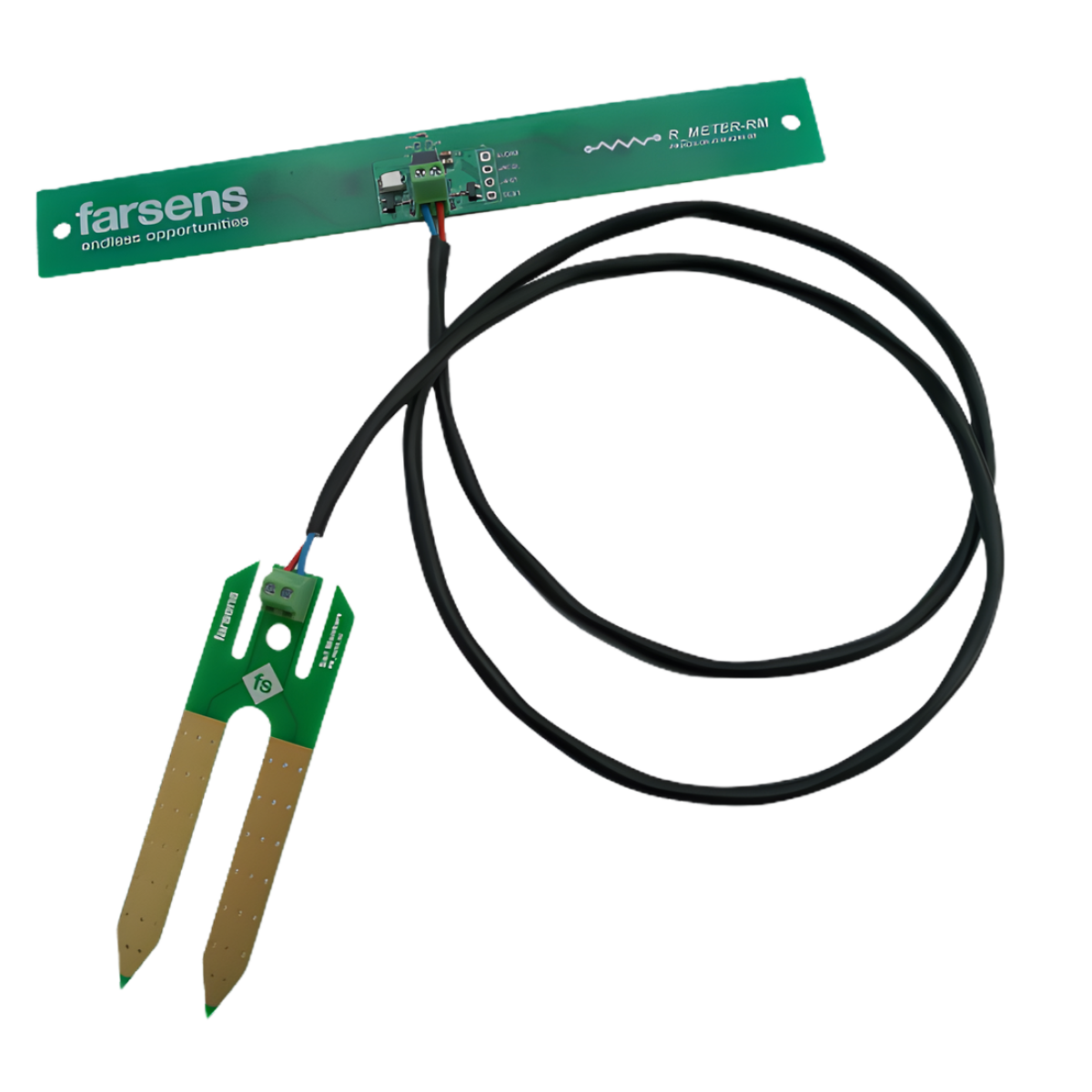 EVAL01-Hydro-RM-H402 UHFバッテリーフリー土壌水分センサータグ（抵抗式プローブ、-40～85℃、受動5m/BAP15m/EBAP20m、EPC C1G2/ISO 18000-6C）