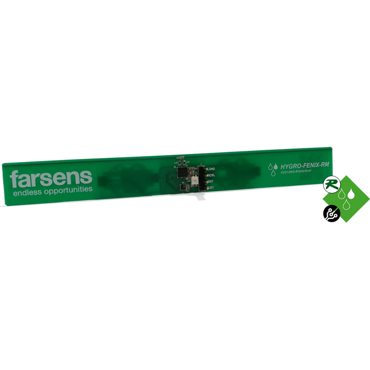 EVAL01-Hygro-Fenix-RM UHFバッテリーフリー温湿度センサータグ（-40～85℃、0〜100%RH、EPC C1G2/ISO 18000-6C）