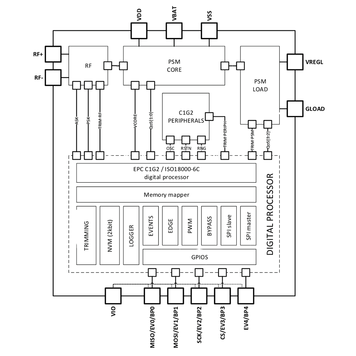 Rocky100 ブロックダイアグラム