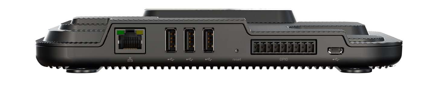 Impinj R700 RAIN RFIDリーダー 底面上部図 取付構造