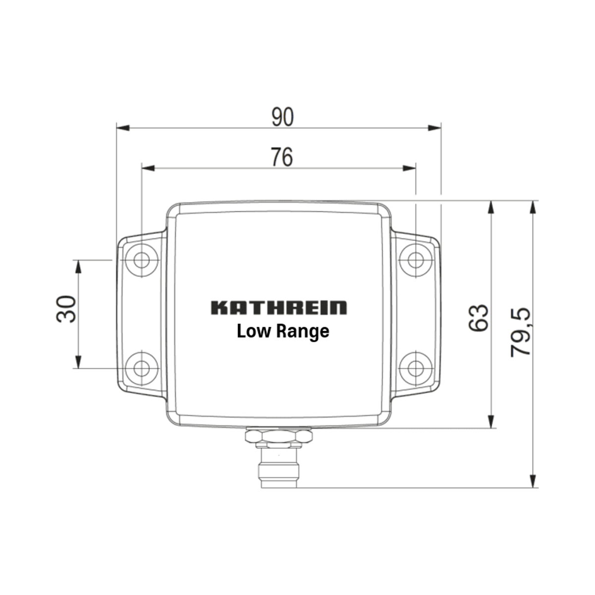 KATHREIN U-LoRa 外形寸法図