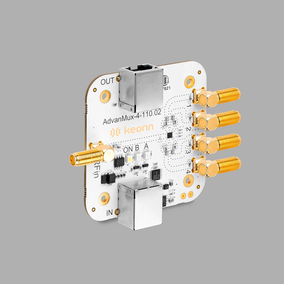 AdvanMux-4 外観・正面図 - product overview
