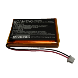 KDC270/KDC280/KDC300用バッテリ 外観・正面図