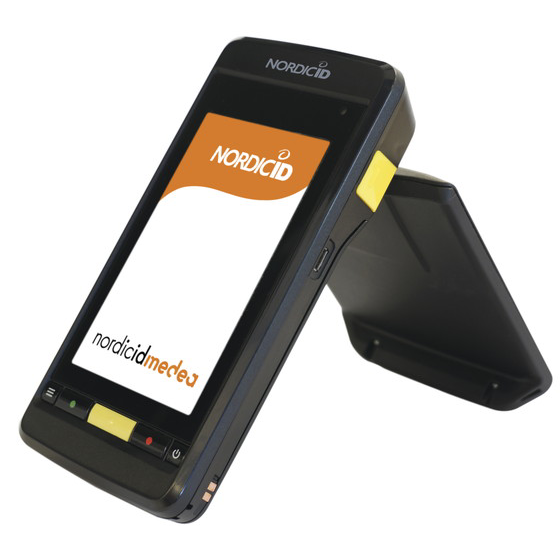 MedeaCD UHF帯RFIDハンディターミナル 外観・正面図