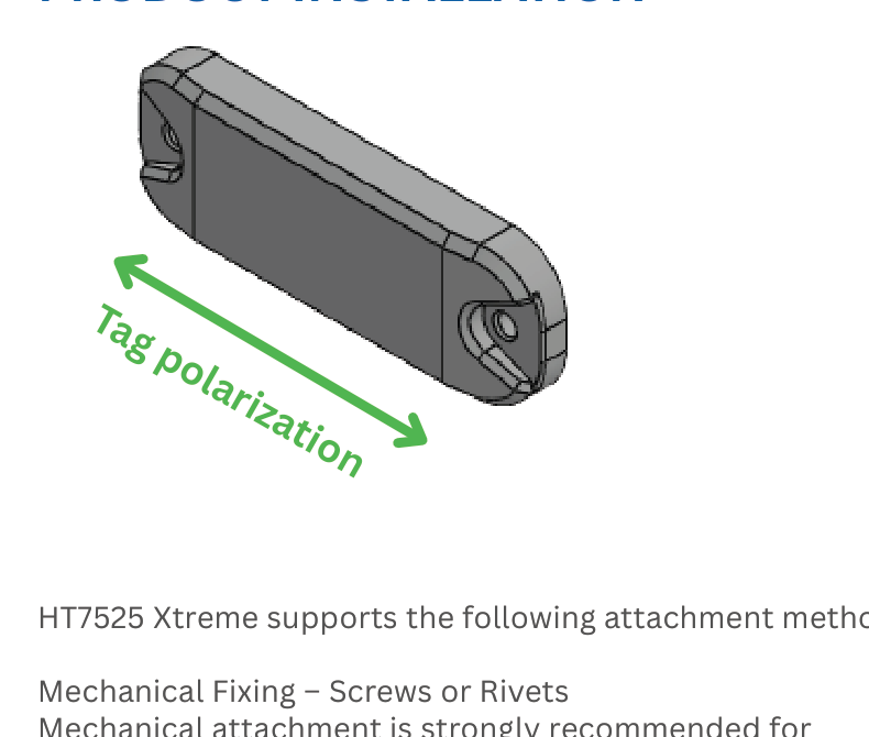 SIVA HT-HTP 7525 Xtreme FCC 取付方法図（機械的固定）