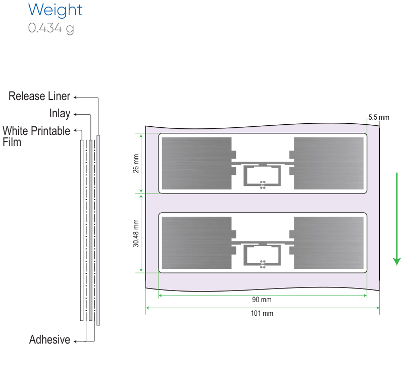 SIVA HTP Dumbel 9026 寸法図 - product overview