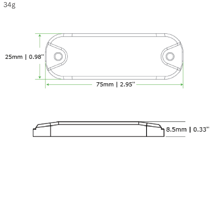 SIVA HT-HTP 7525 FCC 寸法図 - product overview