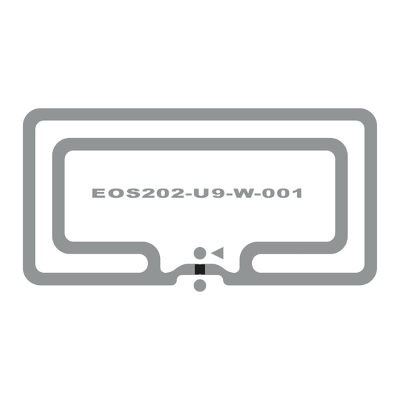 EOS-202 U9 - 医療アイテム向け超小型高性能RAIN RFIDインレイ