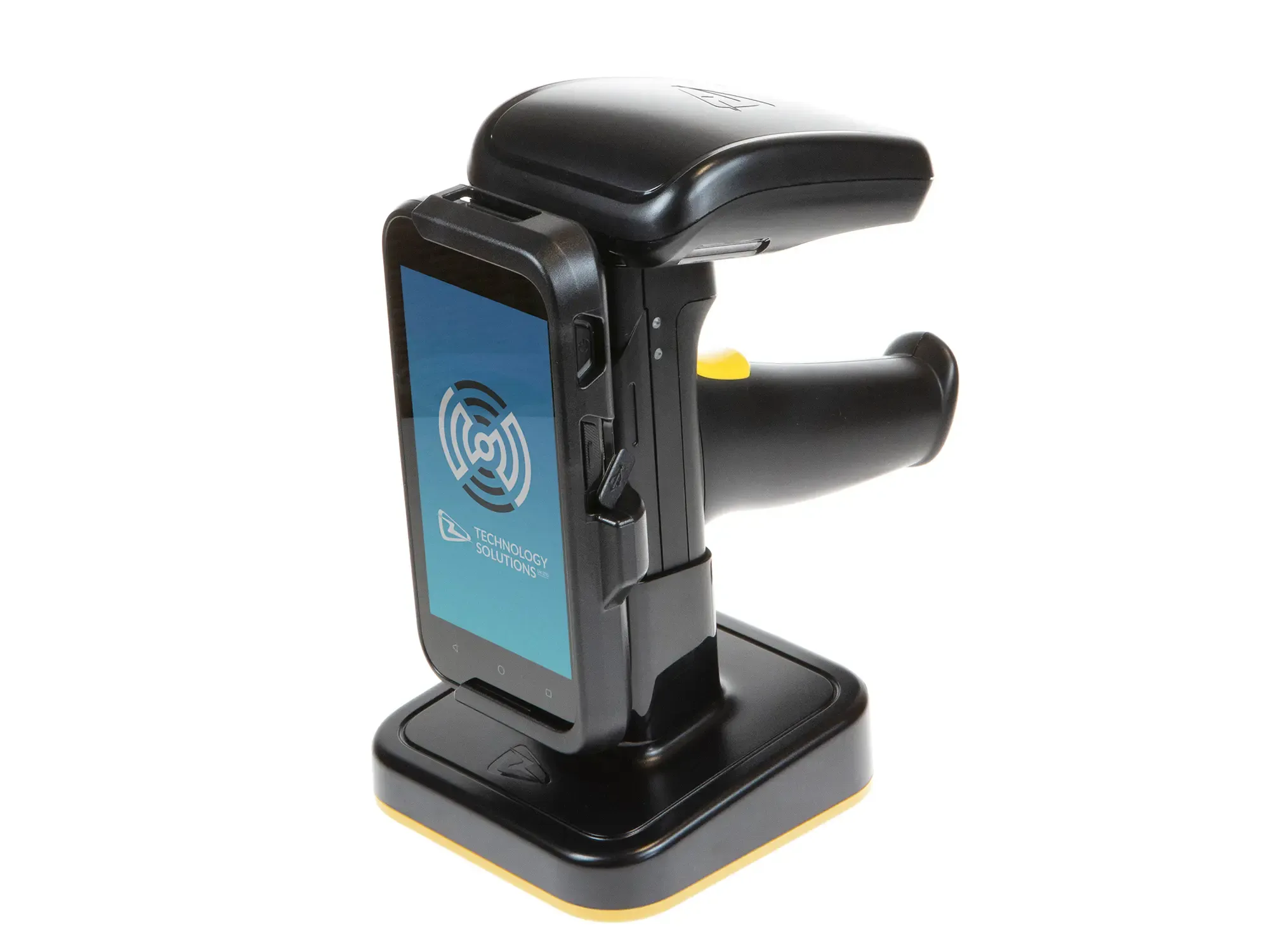 2128P ePop-Loqケース経由でハンドヘルド端末充電中