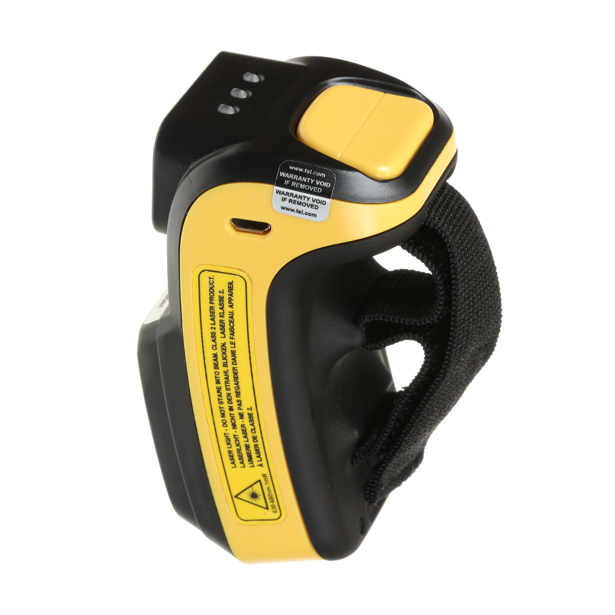 2173 LF/HF RFIDリーダー 手の甲装着イメージ