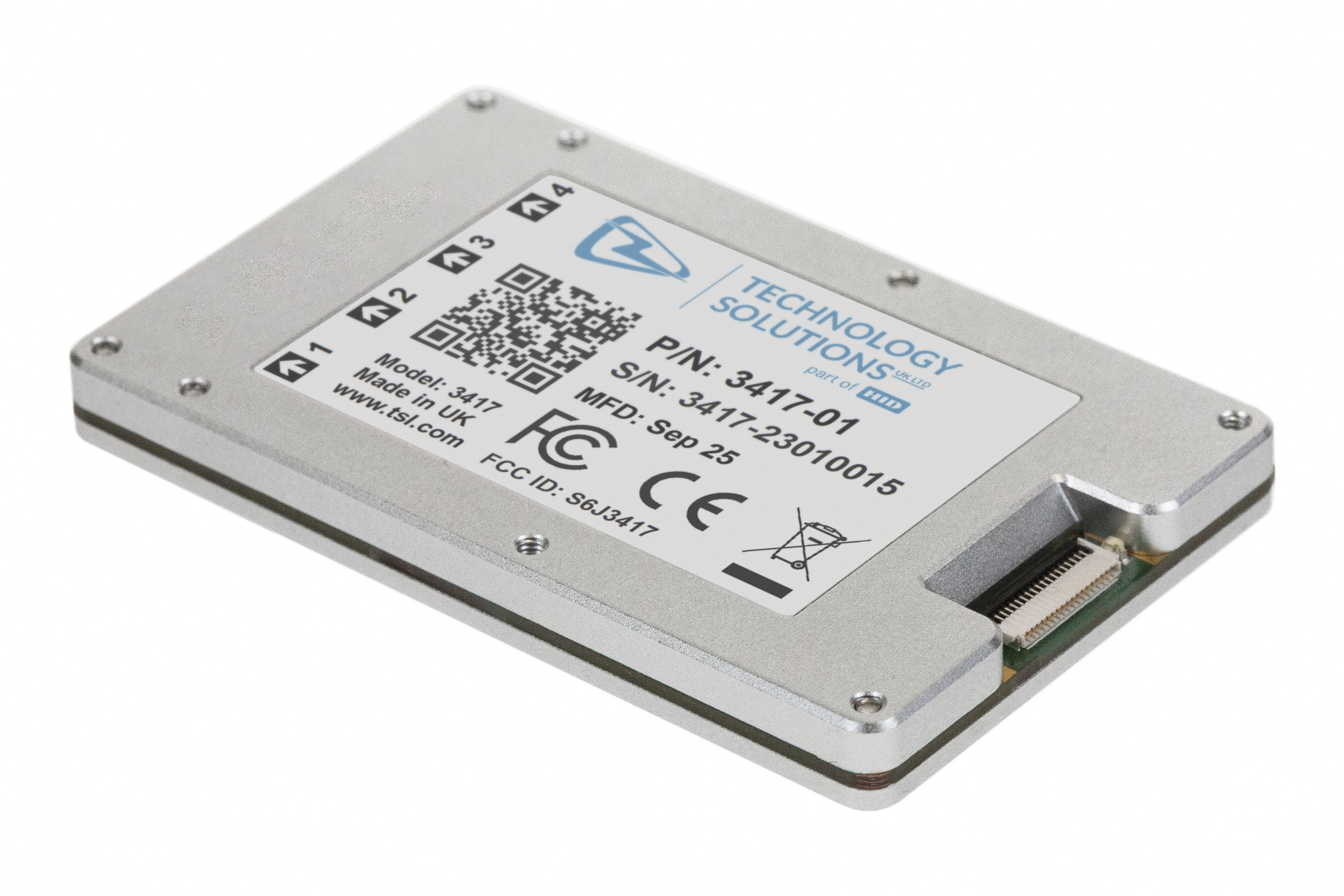 3417 4ポートRFIDモジュール 背面