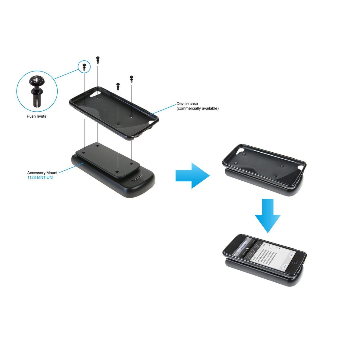 TSL1128 accessory mount assembly diagram