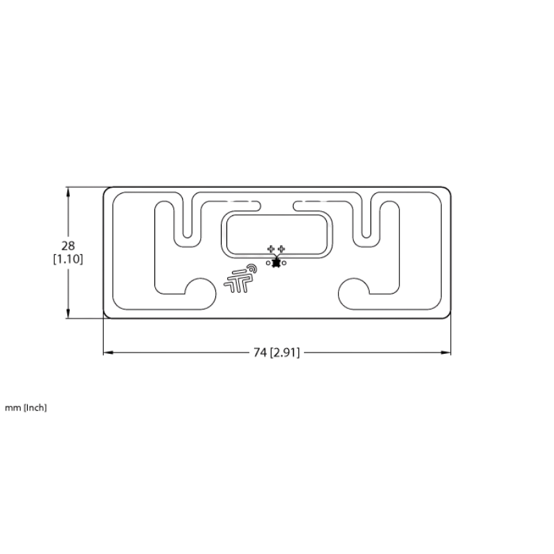 Turck TW860-960-L74-28-TEMP-B56 寸法図