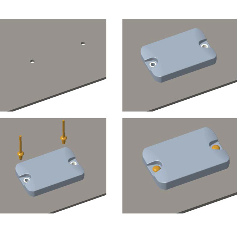 Xerafy Micro Industrial 取付方法イメージ