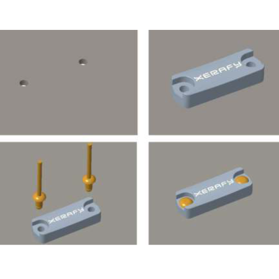 Xerafy Micro Power 取付方法イメージ