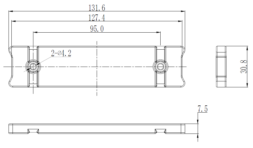Xerafy XENSE Strain 寸法図 - product overview