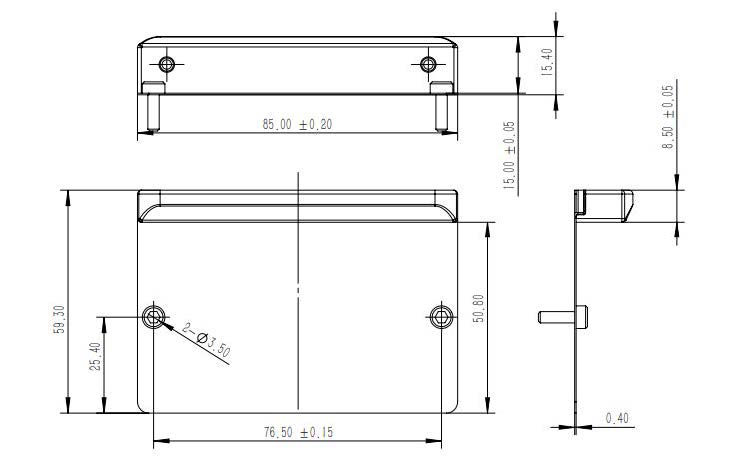 Xerafy XPLATE 寸法図 - product overview