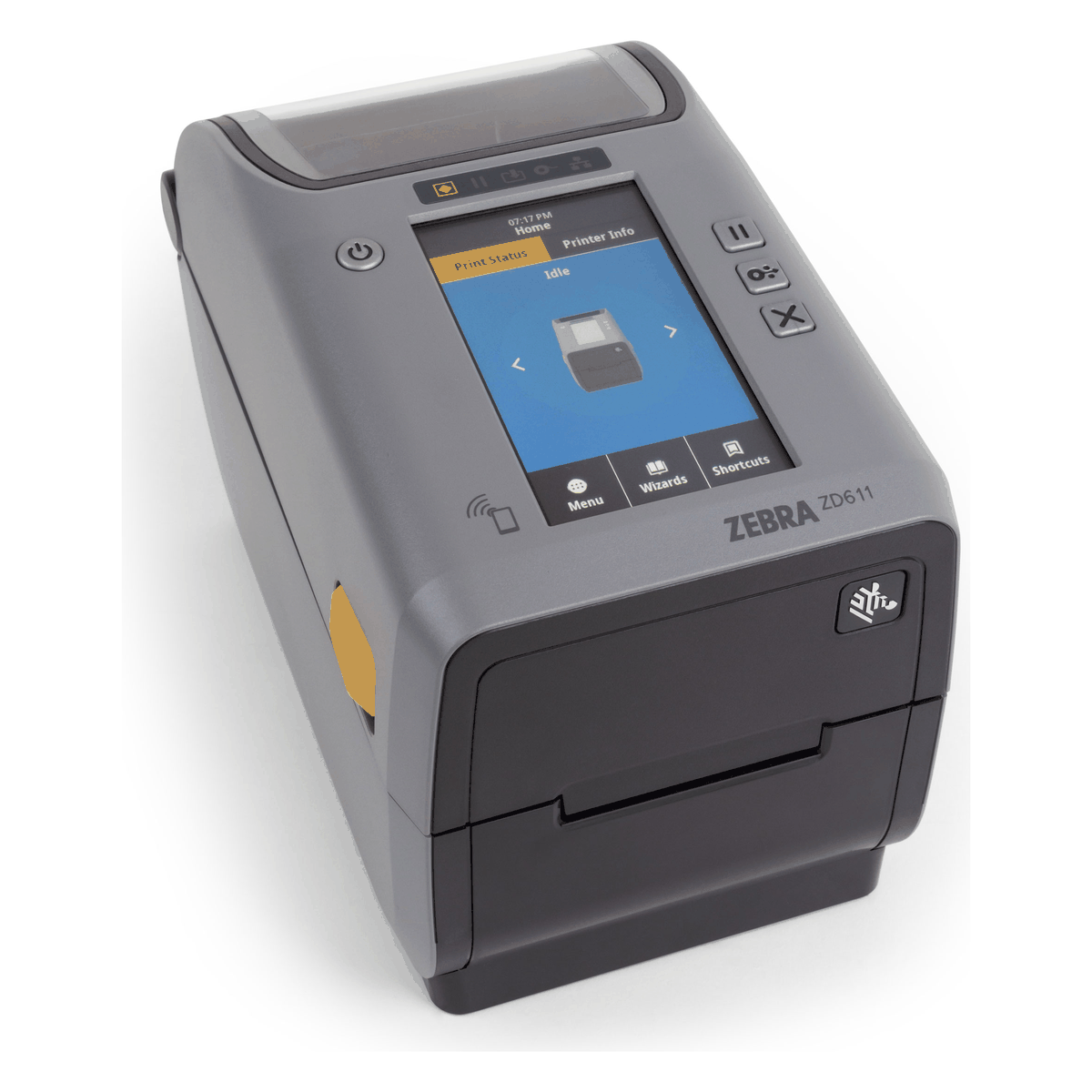 Zebra ZD611 2インチ型デスクトッププリンタ カラータッチディスプレイ搭載モデル