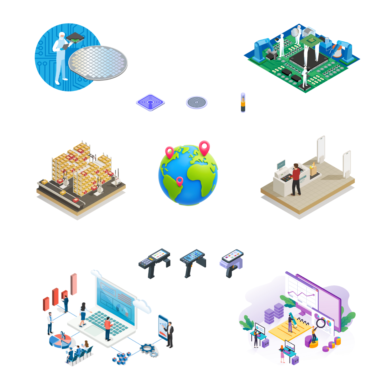 ワンストップソリューション - チップレベルからSaaSサービスまで包括的なRFIDソリューション